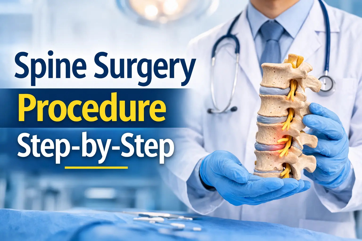 Spine Surgery Procedure Step by Step – Complete Guide by