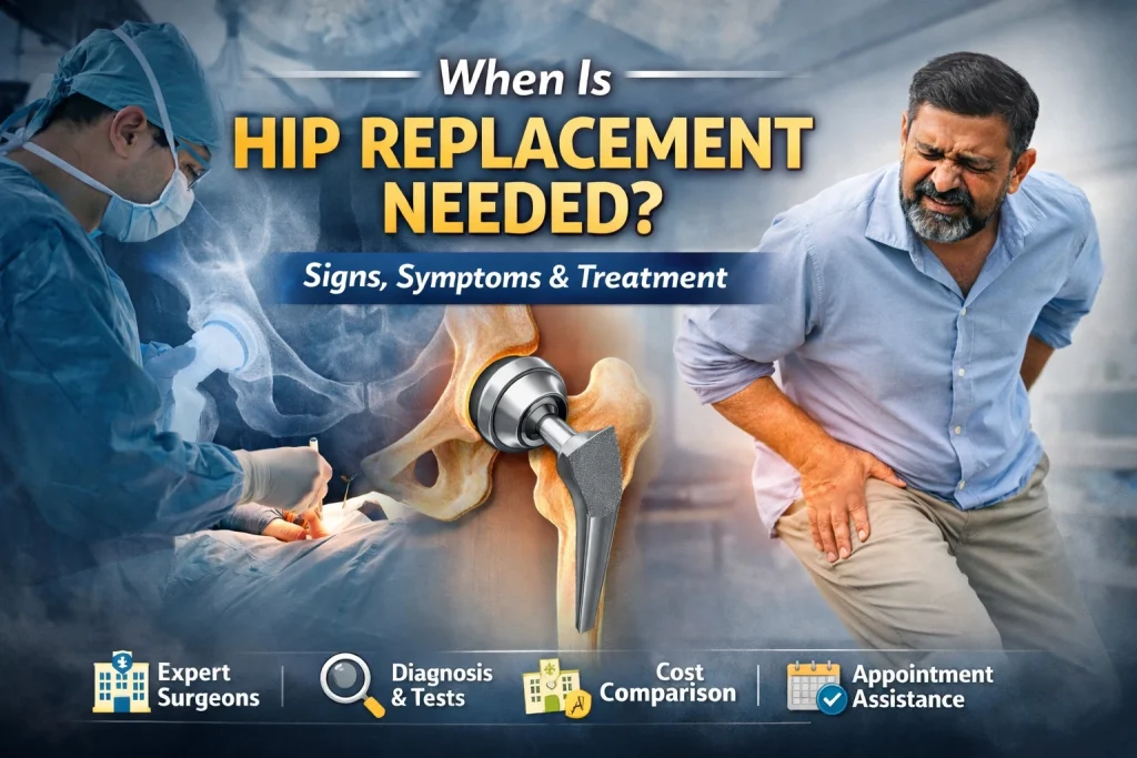 When is a hip replacement needed? Signs, Symptoms & Treatment Guide
