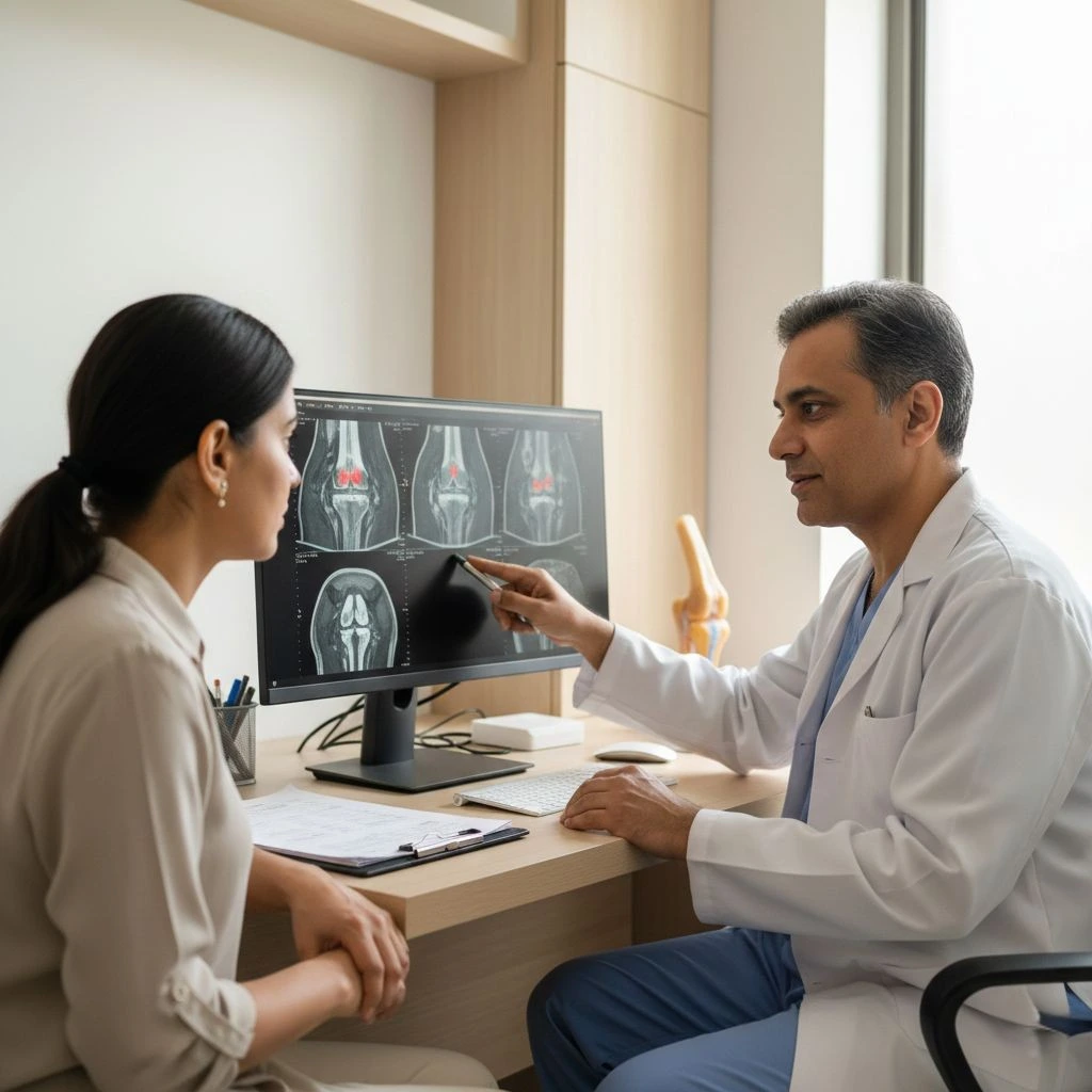 Knee Replacement surgeon consultation