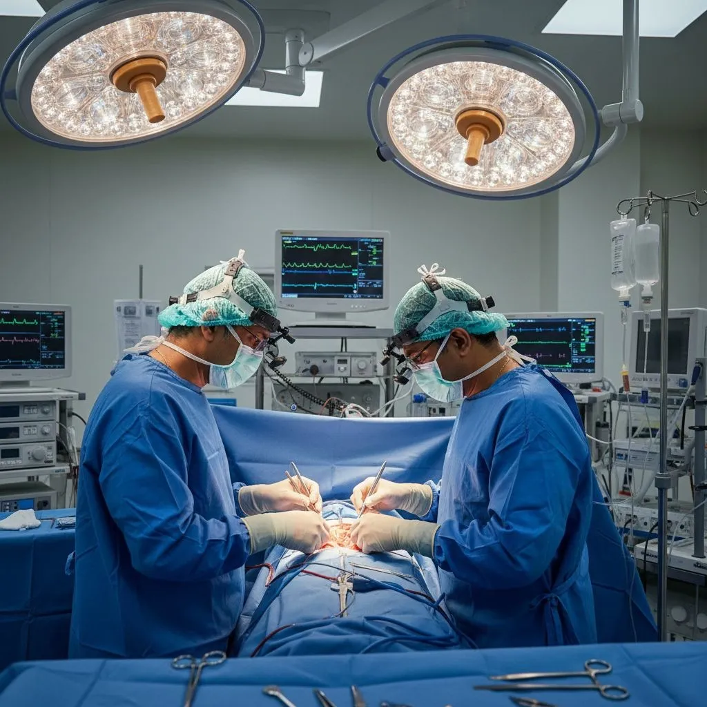 bypass surgery operation theatre.