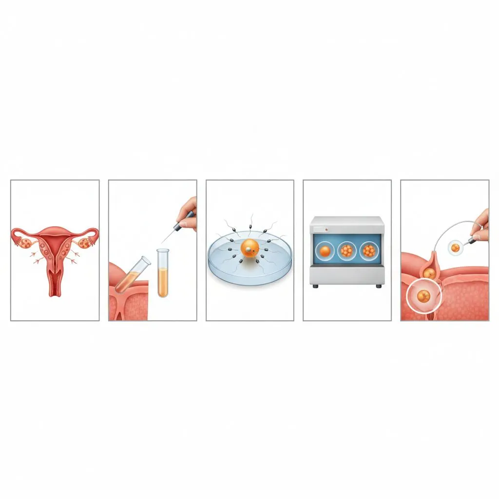 ivf treatment process diagram