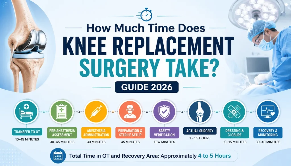 How Much Time Does Knee Replacement Surgery Take? Guide 2026