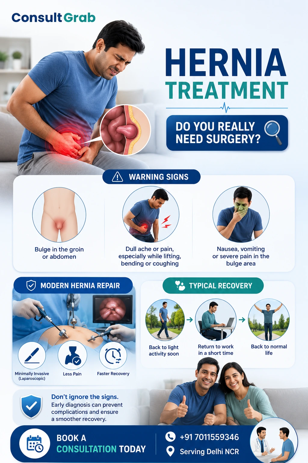Hernia treatment process