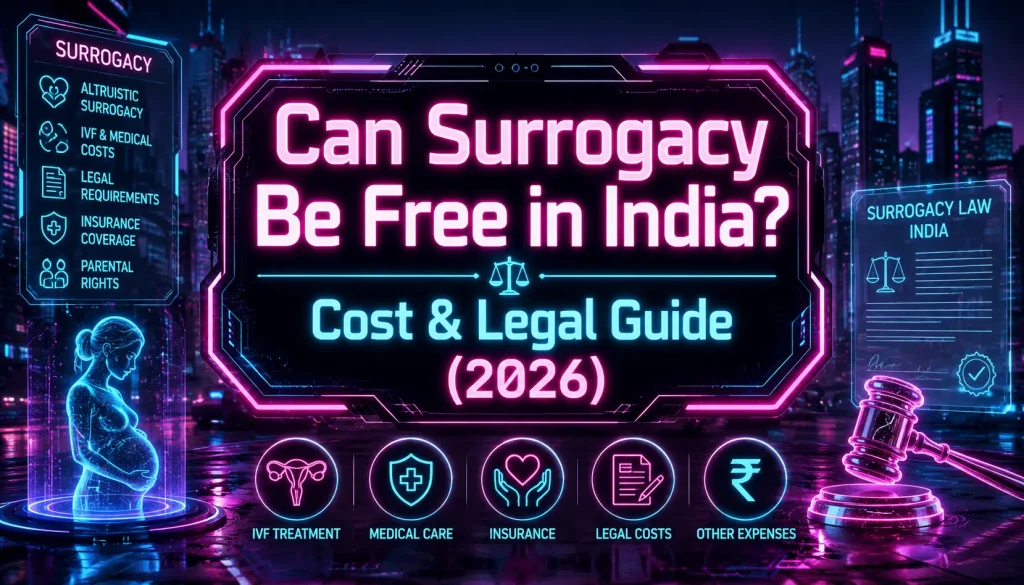 Can Surrogacy Be Free in India? Cost & Legal Guide (2026) 