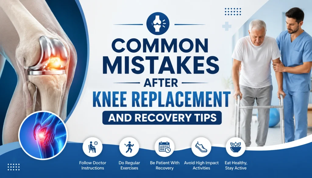 Common Mistakes After Knee Replacement and Recovery Tips 
