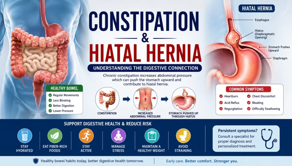 Constipation and Hiatal Hernia: Digestive Link Explained