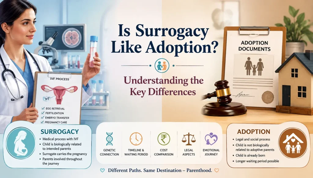 Is Surrogacy Like Adoption? Understanding the Key Differences