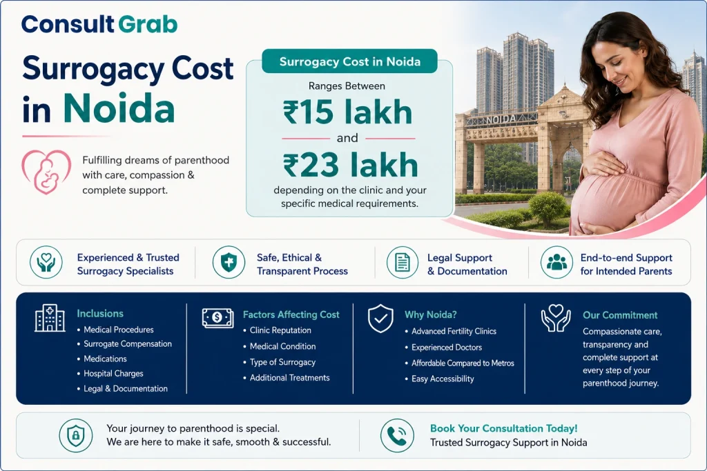 Surrogacy Cost in Noida (2026): Updated Costs & Legal Guide