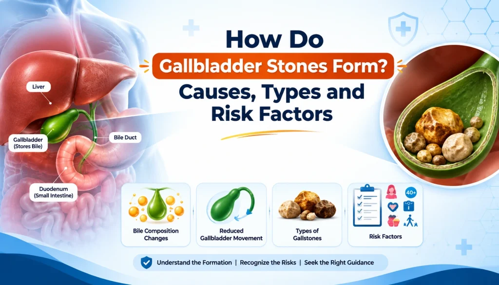 How Do Gallbladder Stones Form? Causes, Types and Risk Factors