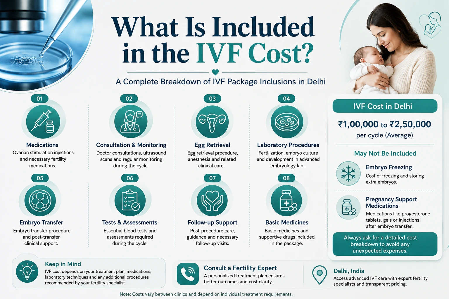 What Is Included in the IVF Cost