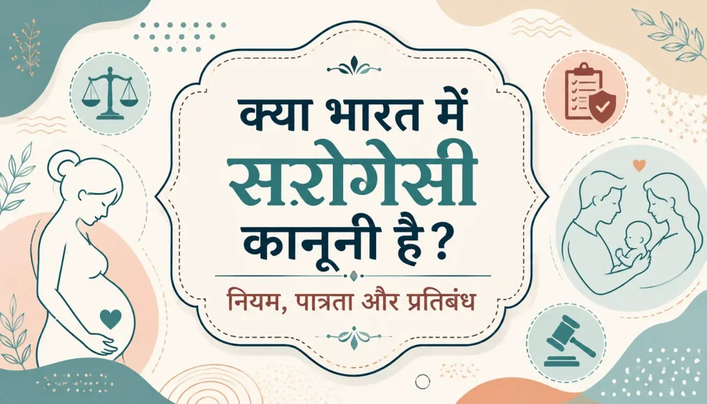 क्या भारत में सरोगेसी कानूनी है? नियम, पात्रता और प्रतिबंध