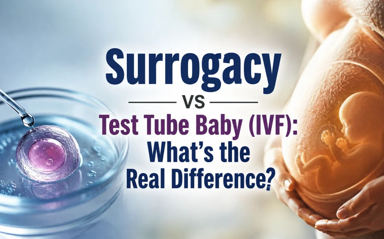 Surrogacy vs test tube baby IVF difference explained – What Is the Age Limit for Surrogacy? India Rules 2026 Guide