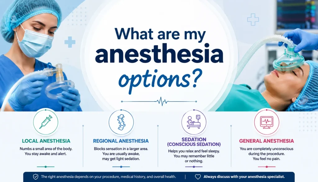 What Are My Anesthesia Options Before Surgery? 