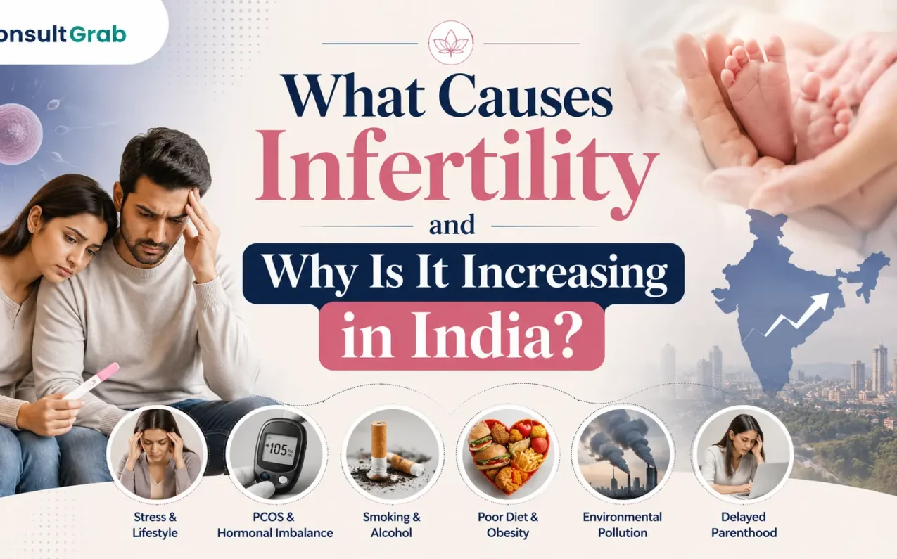 What Causes Infertility and Why Is It Increasing in India? - PCOD, endometriosis and male infertility causes explained