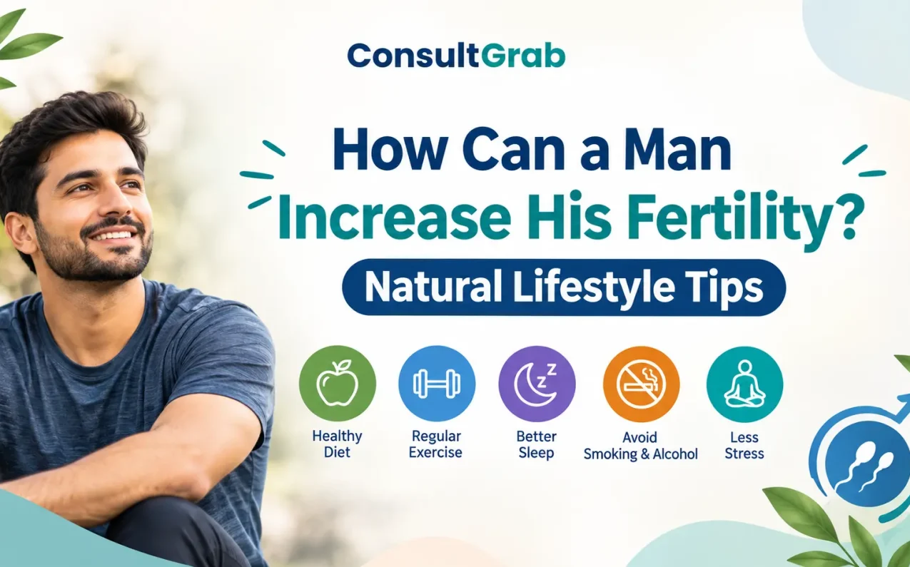 How Can a Man Increase His Fertility? Natural Lifestyle Tips - healthy foods, exercise and sleep for men
