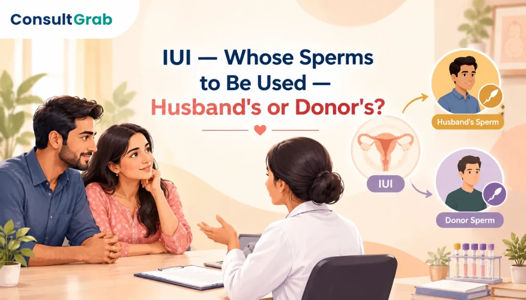 IUI- whose sperms to be used- Husband’s or Donor’s?