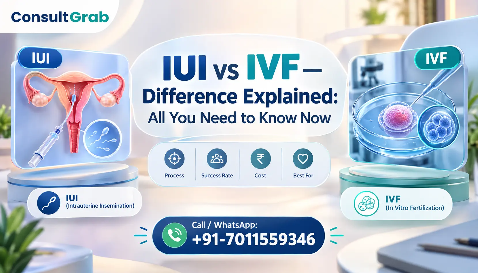 IUI vs IVF — Difference Explained: All You Need to Know Now