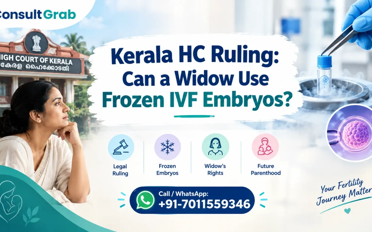 Kerala HC Ruling: Can a Widow Use Frozen IVF Embryos? — explaining the court's inferred consent decision under the ART Act.