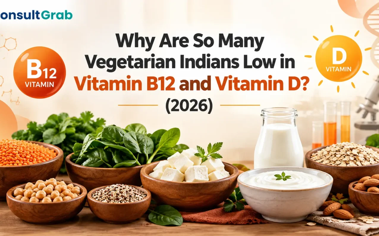 Why Are So Many Vegetarian Indians Low in Vitamin B12 and Vitamin D? (2026) showing the deficiency paradox