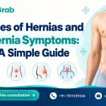 Types of Hernias and Hernia Symptoms: A Simple Guide, showing common hernia locations on the belly and groin