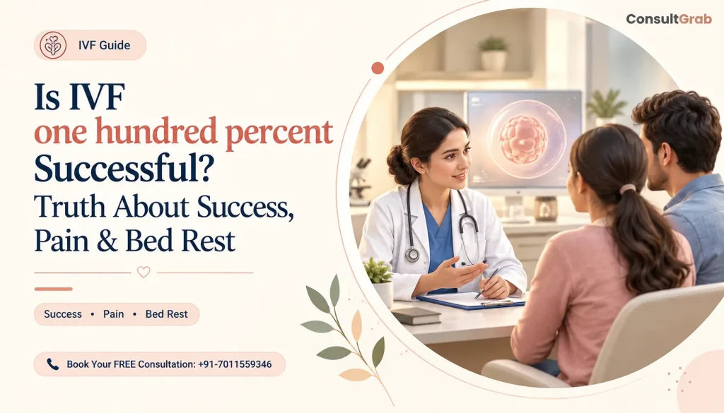 Is IVF one hundred percent Successful? Truth About Success, Pain & Bed Rest