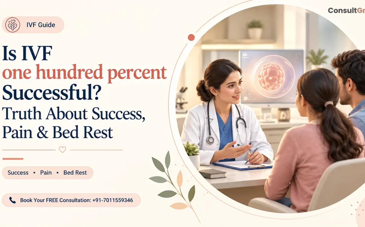 Is IVF one hundred percent Successful? Truth About Success, Pain & Bed Rest