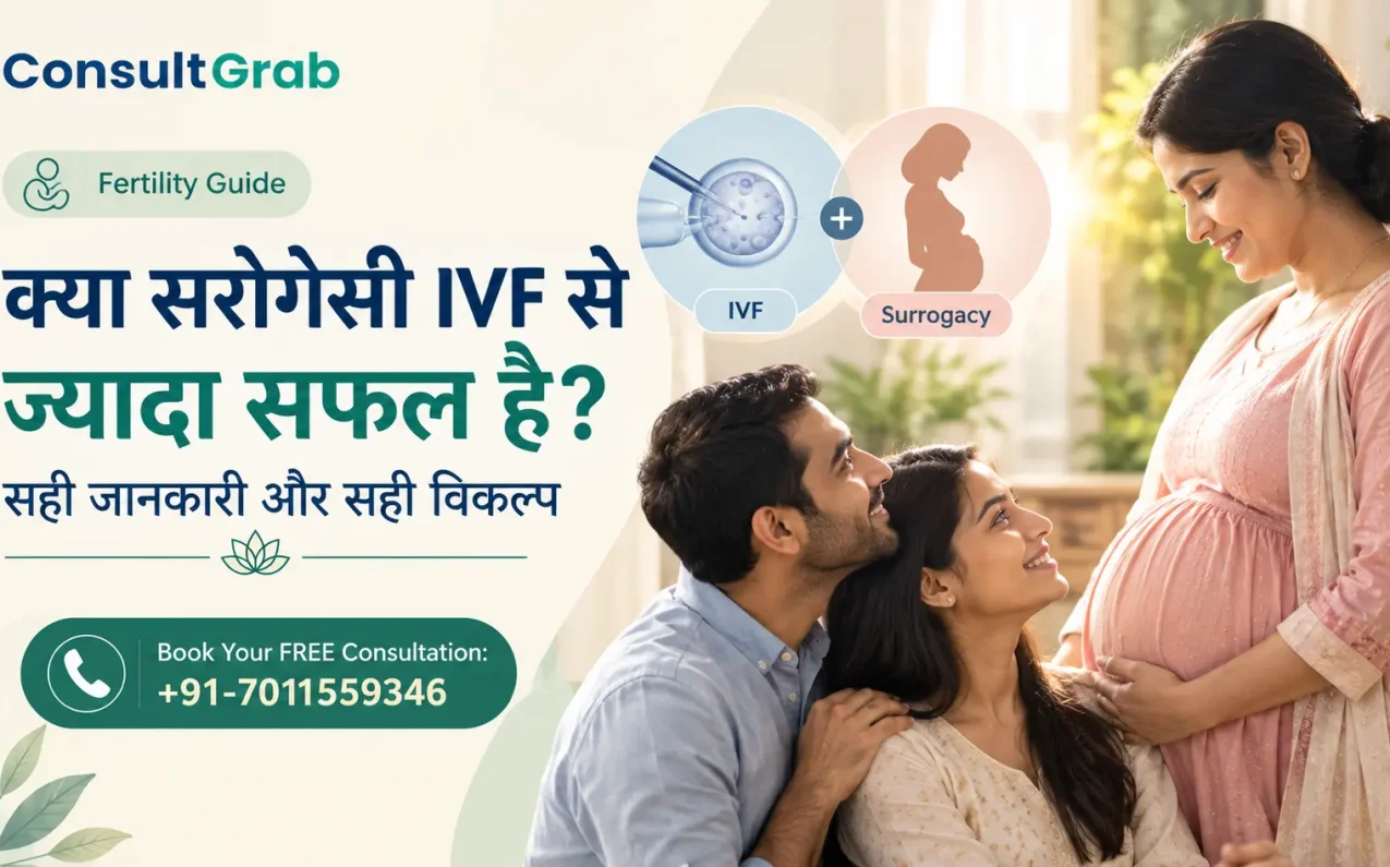 क्या सरोगेसी IVF से ज्यादा सफल है? सही जानकारी और सही विकल्प (2026) – सरोगेसी और IVF के सक्सेस रेट की तुलना