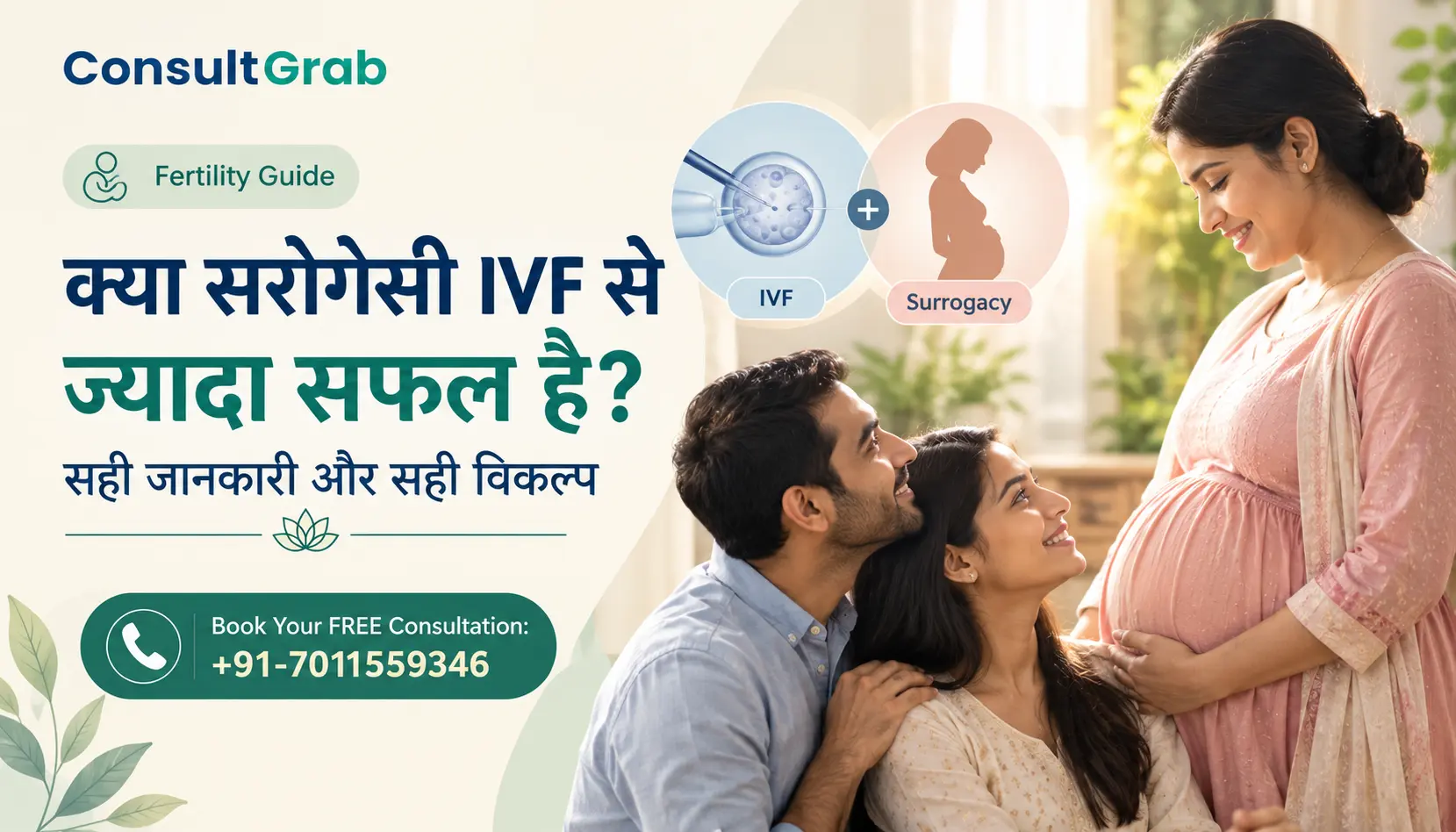 क्या सरोगेसी IVF से ज्यादा सफल है? सही जानकारी और सही विकल्प (2026)