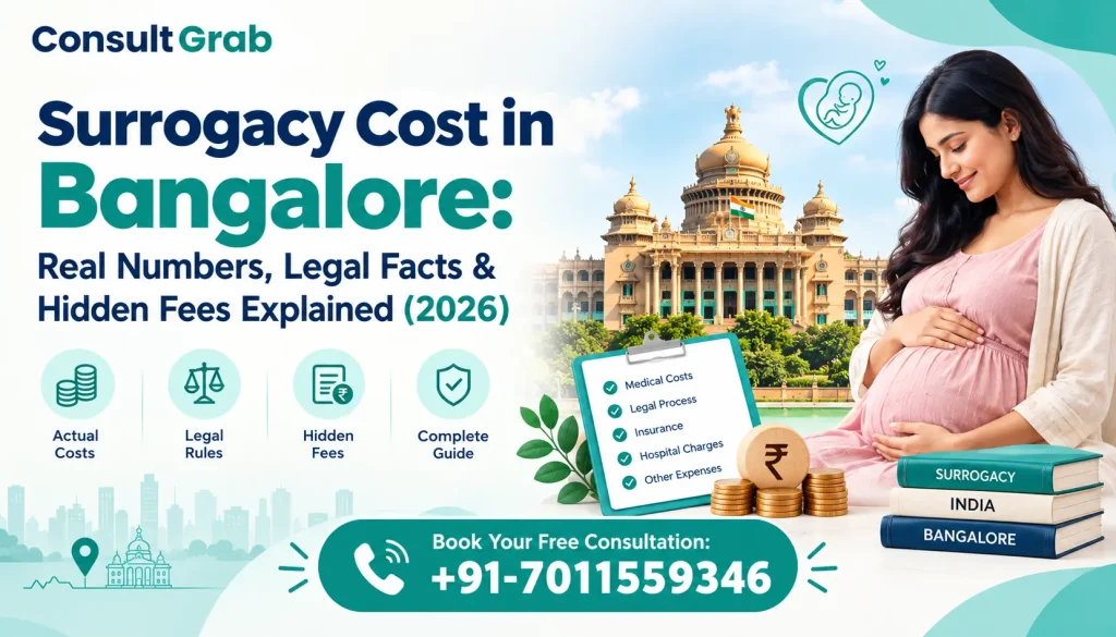 Surrogacy Cost in Bangalore: Real Numbers, Legal Facts & Hidden Fees Explained (2026) package breakdown