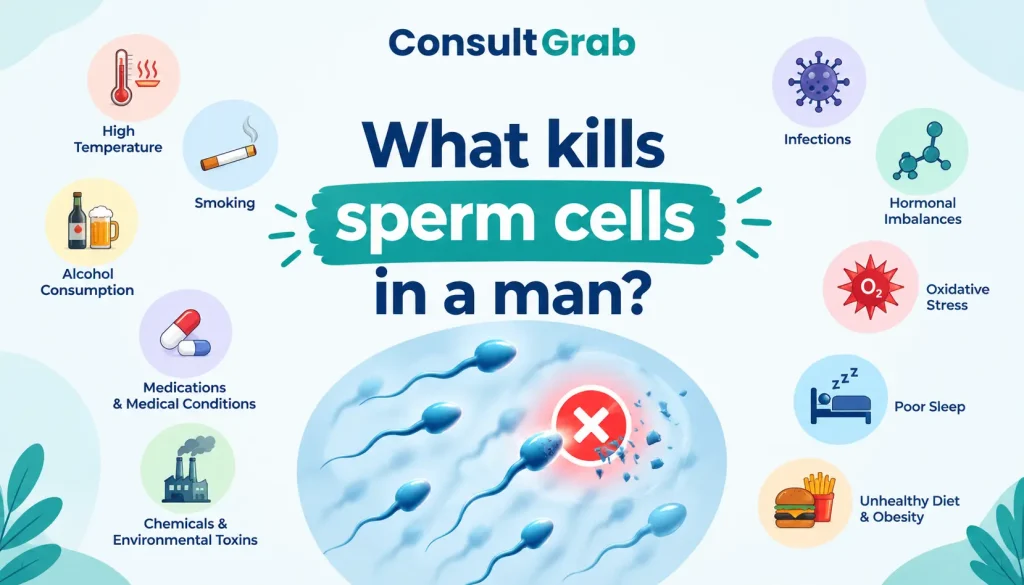 What Kills Sperm Cells in a Man?